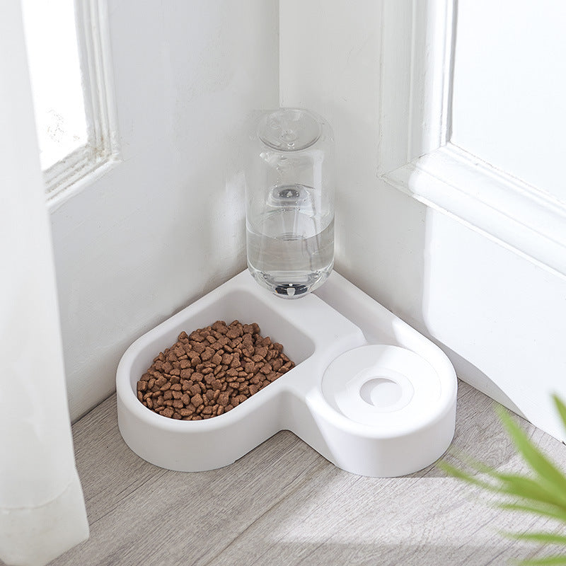 Non-Wet Mouth Water Bowl Creative Pet Plastic Bowl Large Dog Bowl