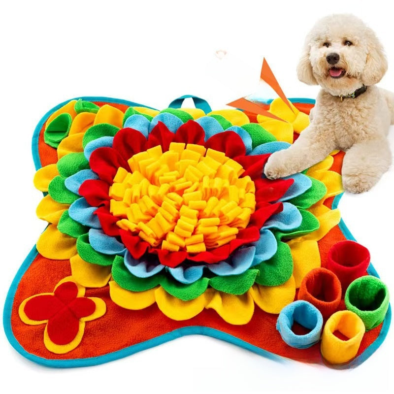 Interactive Pet Foraging Mat Slow Feeder Puzzle Toy