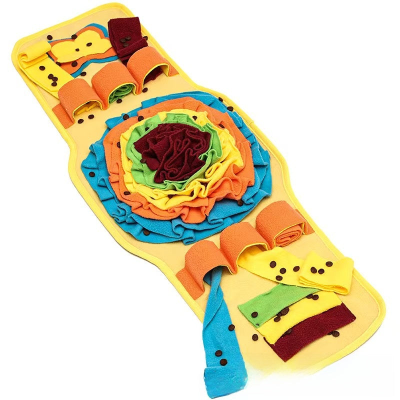 Interactive Pet Foraging Mat Slow Feeder Puzzle Toy