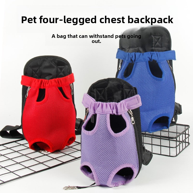 Nylon Pet Carrier Backpack with Shoulder Strap