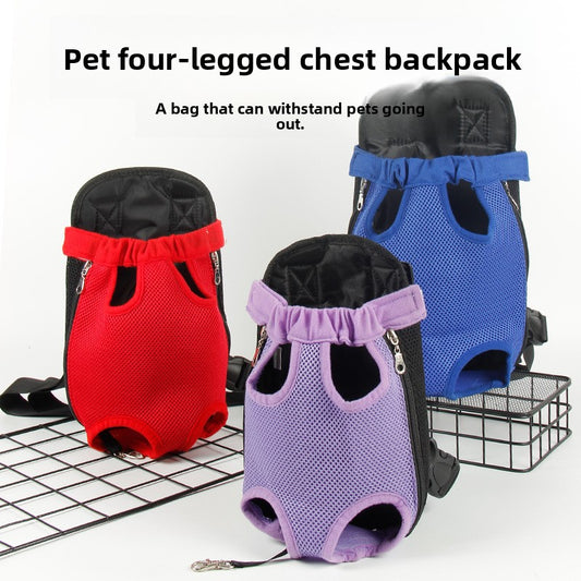 Nylon Pet Carrier Backpack with Shoulder Strap