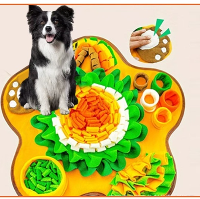 Interactive Pet Foraging Mat Slow Feeder Puzzle Toy