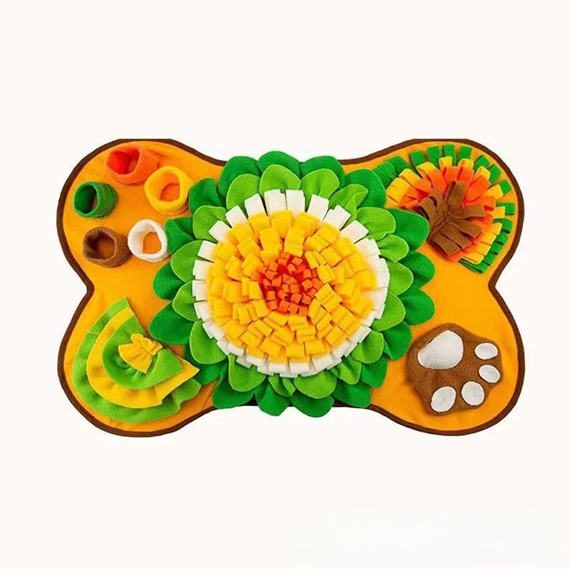 Interactive Pet Foraging Mat Slow Feeder Puzzle Toy